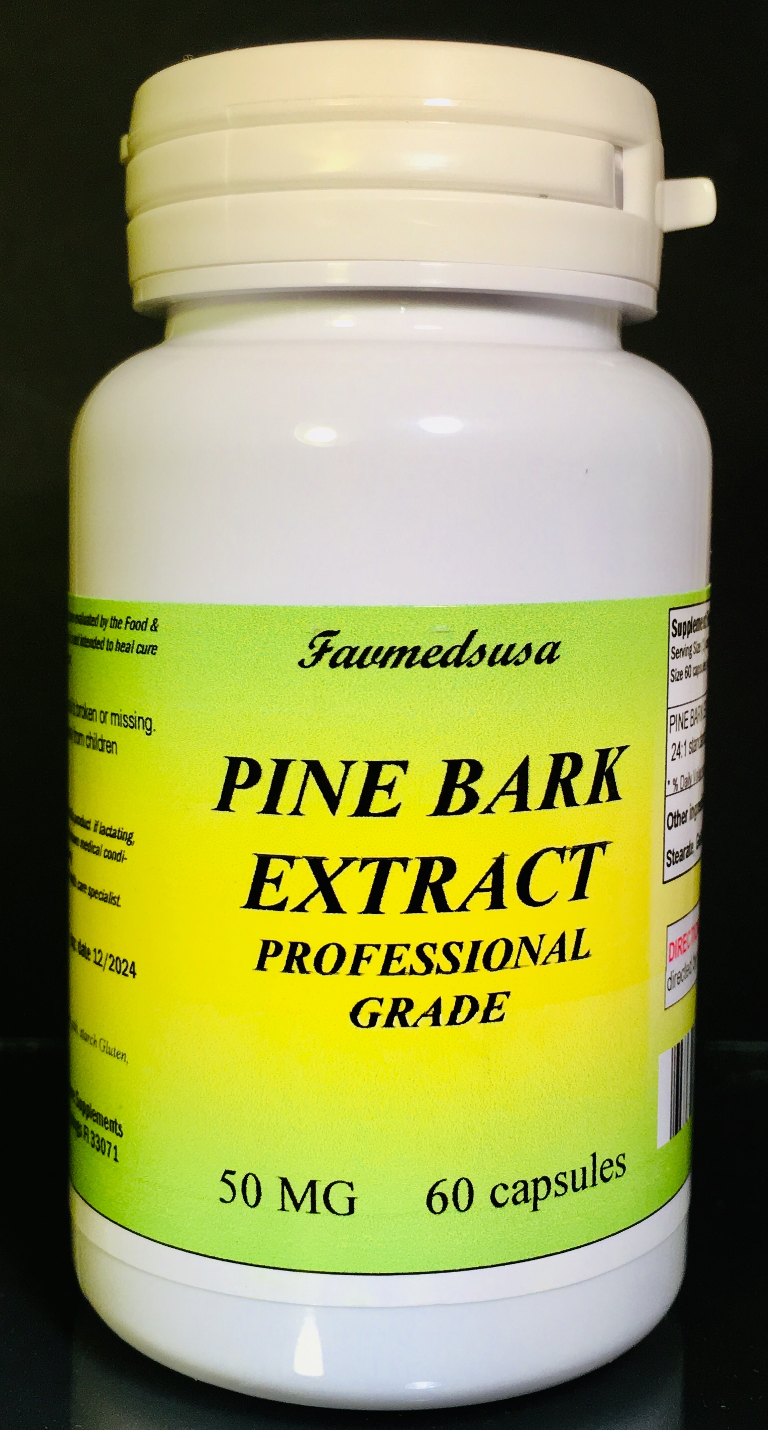 Pine Bark Extract 50mg - 60 capsules